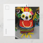 Carte Postale Oiseau du Jour des Morts (Devant / Derrière)