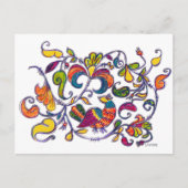 Carte Postale Oiseau du Nord de Russie (Devant)