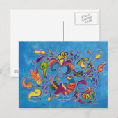 Carte Postale Oiseau du Nord de Russie (Devant / Derrière)