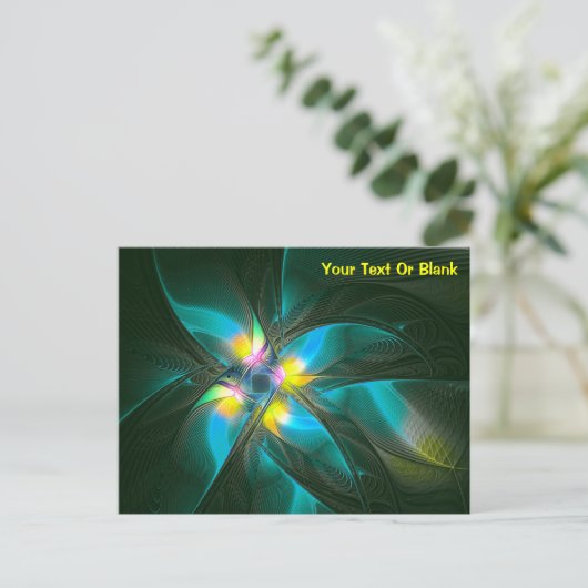 Carte Postale Oiseau Du Paradis (Debout devant)