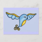 Carte postale Oiseau en vol (Devant)