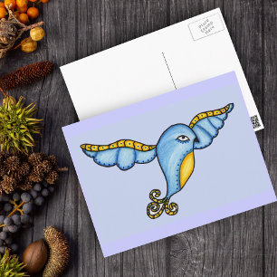 Carte postale Oiseau en vol