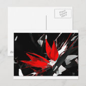 Carte Postale Oiseau funky du paradis (Devant / Derrière)