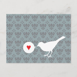 Carte postale Oiseau in Love