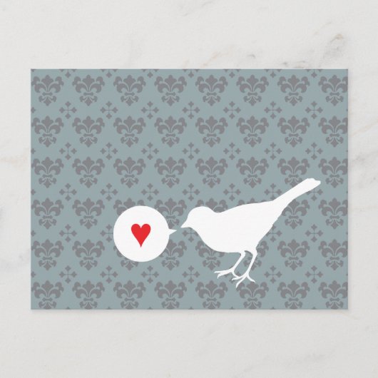 Carte postale Oiseau in Love (Devant)