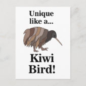 Carte Postale Oiseau Kiwi (Devant)