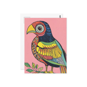 Carte Postale oiseau lunaire