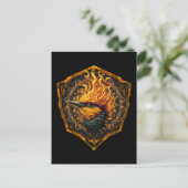 Carte Postale Oiseau mythique (Debout devant)