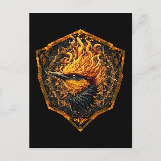 Carte Postale Oiseau mythique (Devant)