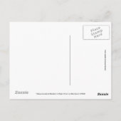 Carte Postale Oiseau noir à épaulettes en vol (Dos)