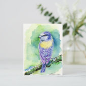 Carte Postale Oiseau pourpre (Debout devant)