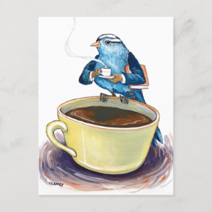 Carte postale Oiseau précoce