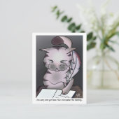 Carte postale Oiseau précoce (Debout devant)