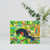 Carte Postale Oiseau roux (Debout devant)