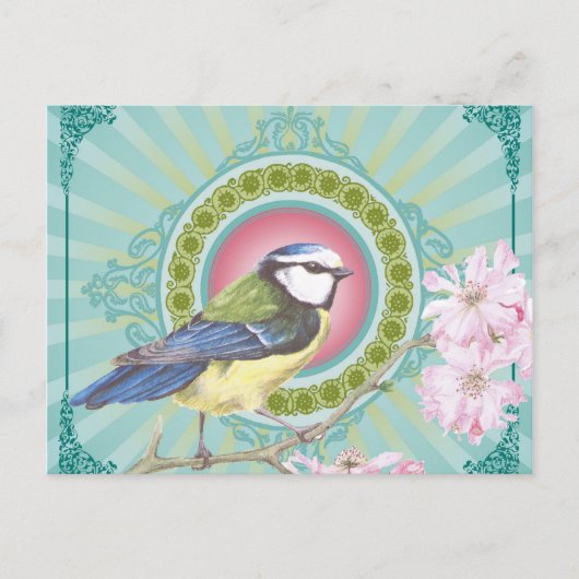Carte Postale Oiseau tendance...carte postale (Devant)