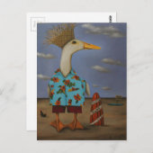 Carte Postale Oiseau tropical ? (Devant / Derrière)