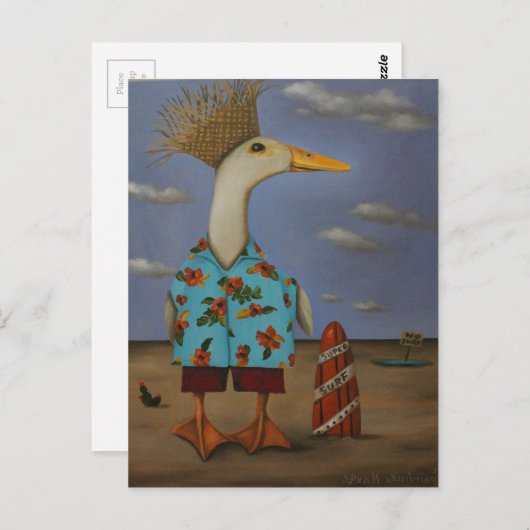 Carte Postale Oiseau tropical ? (Devant / Derrière)