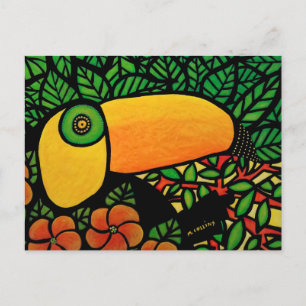 Carte Postale Oiseau tropical Toucan