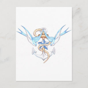 carte postale oiseaux