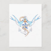 carte postale oiseaux (Devant)