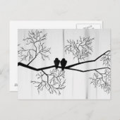 Carte Postale oiseaux (Devant / Derrière)