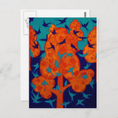 Carte Postale Oiseaux (Devant / Derrière)