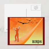 Carte Postale Oiseaux (Devant / Derrière)
