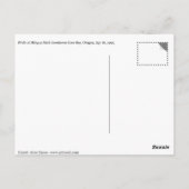 Carte Postale Oiseaux à Mingus Park, Coos Bay, Oregon (Dos)