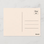 Carte Postale Oiseaux Abstraits Sur Une Branche (Dos)