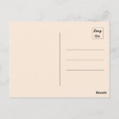 Carte Postale Oiseaux Abstraits Sur Une Branche (Dos)