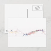 Carte Postale oiseaux chanteurs arc-en-ciel (Devant / Derrière)