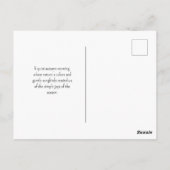 Carte Postale Oiseaux chanteurs Feuilles d'automne (Dos)