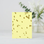 Carte Postale Oiseaux dans le ciel (Debout devant)