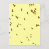 Carte Postale Oiseaux dans le ciel (Devant)