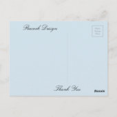 Carte Postale oiseaux dans les arbres (Dos)