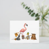 Carte postale Oiseaux de la bande de Jug (Debout devant)