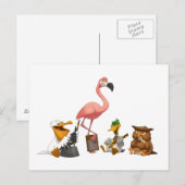 Carte postale Oiseaux de la bande de Jug (Devant / Derrière)