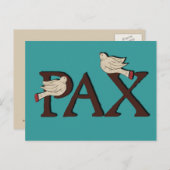 Carte postale Oiseaux de Pax (Paix) (Devant / Derrière)