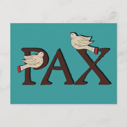 Carte postale Oiseaux de Pax (Paix) (Devant)