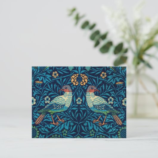 Carte Postale Oiseaux de William Morris (Debout devant)