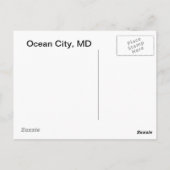 Carte Postale Oiseaux d'Ocean City (Dos)