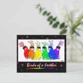 Carte Postale Oiseaux d'une plume (Debout devant)