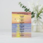 CARTE POSTALE OISEAUX ET NAVIRES ET NUAGES (Debout devant)