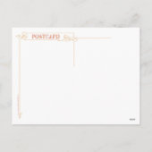 Carte postale Oiseaux et papillons (Dos)