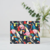 Carte Postale Oiseaux exotiques (Debout devant)