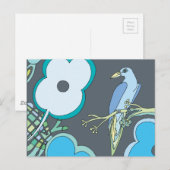 Carte Postale Oiseaux Fantaisistes (Devant / Derrière)