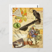 Carte postale "Oiseaux" Lénorand (Devant / Derrière)