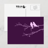 Carte Postale oiseaux moisis (Devant / Derrière)