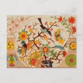 Carte postale Oiseaux & Papillons (Devant)