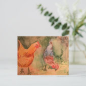 Carte Postale Oiseaux primitifs (Debout devant)